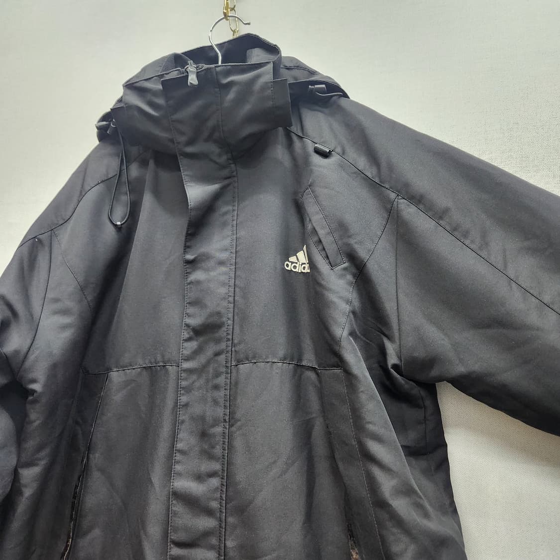 올드스쿨 아디다스 아웃도어 바람막이 스트링 점퍼 L 상품이미지2