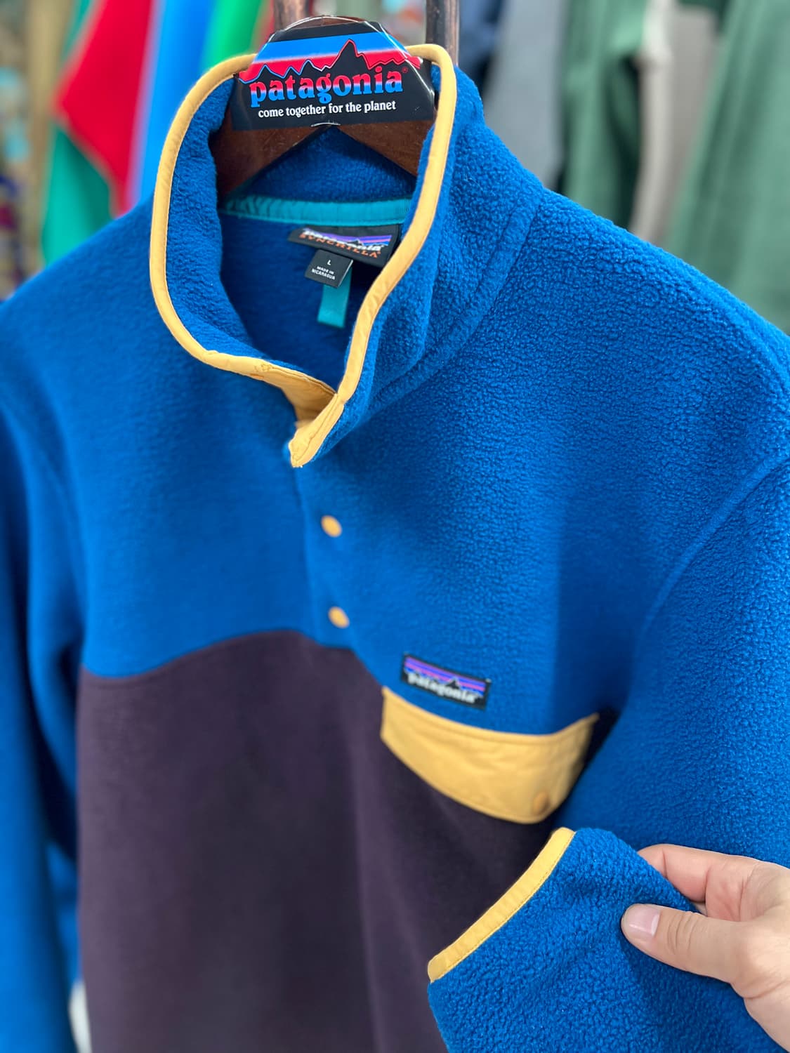  신칠라 스냅-T 플리스 풀오버 옵시디안 플럼 ( L ) 상품이미지1