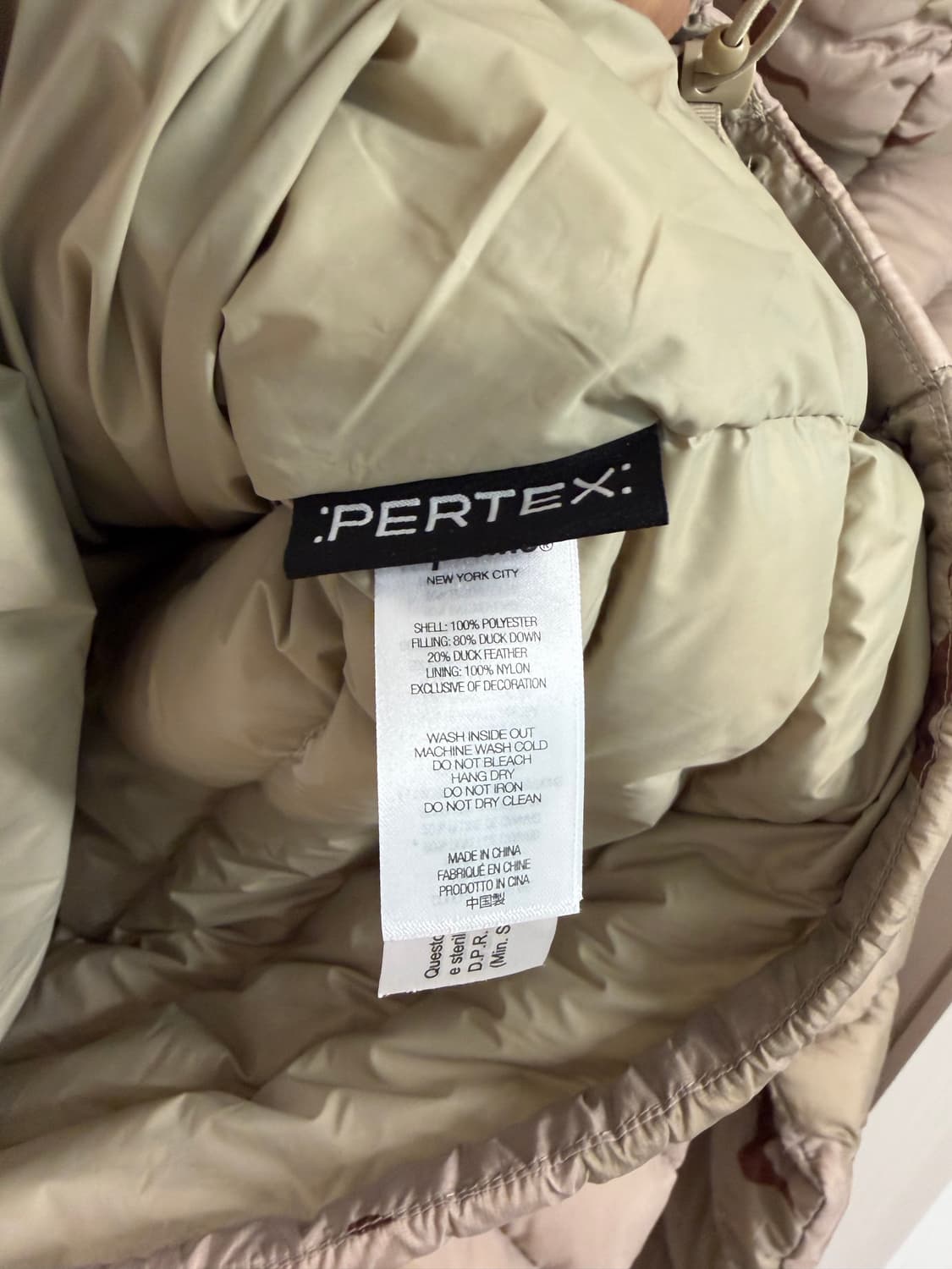 [XL] 슈프림 마이크로 다운 하프 집 후드 풀오버 데저트 카모 팜니다. 상품이미지4