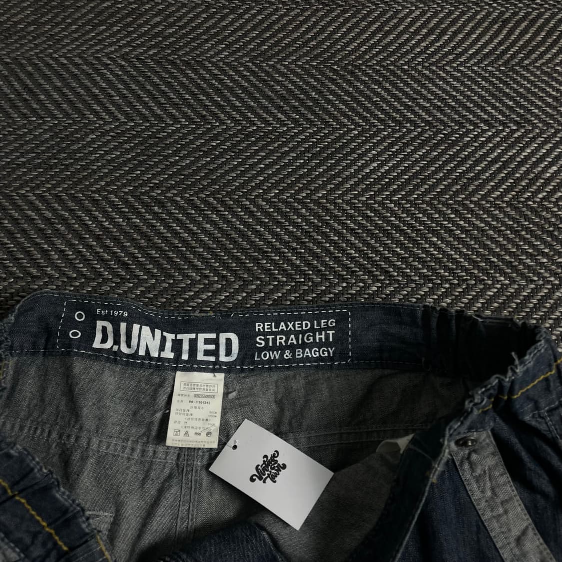 00s Y2K 빈티지 데님 버뮤다 팬츠o 3736 상품이미지5