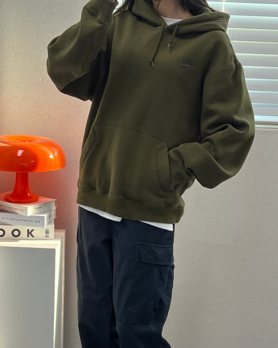 (M)나이키 기모후드-M1355 상품이미지1