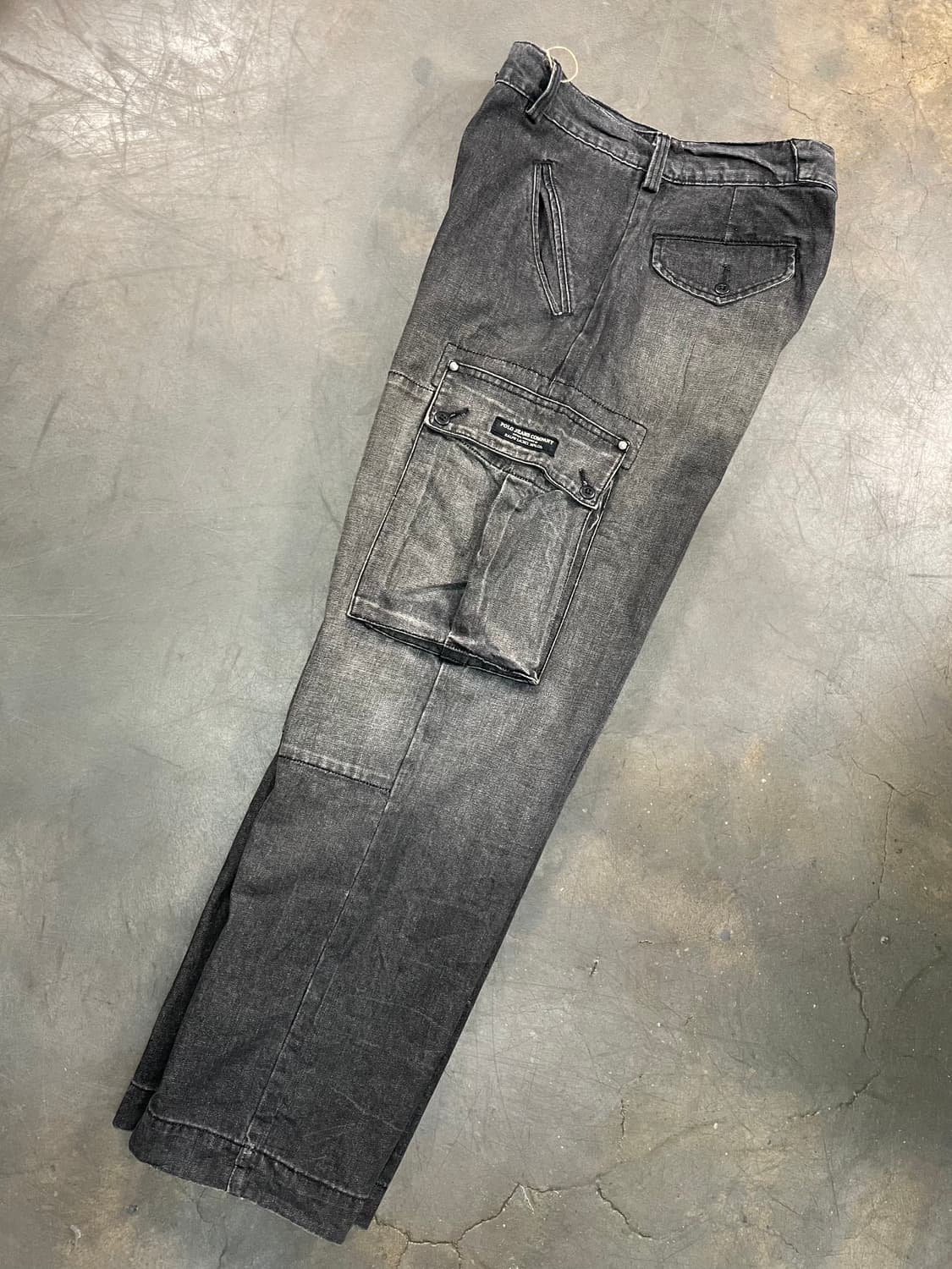 폴로 진스 워시드 와이드 카고팬츠 상품이미지4