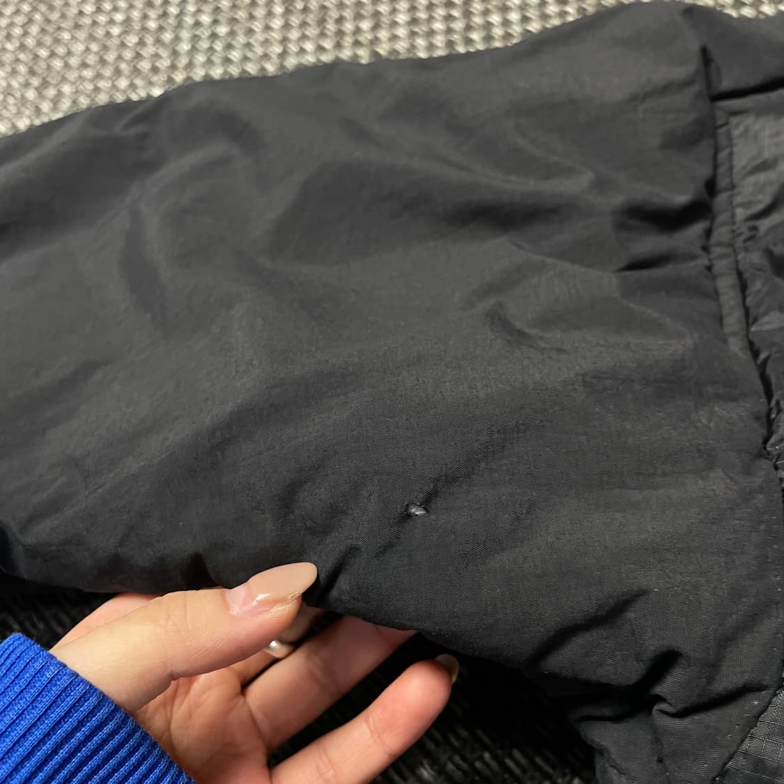 나이키 블랙 스우시 패딩 자켓 XL 상품이미지5