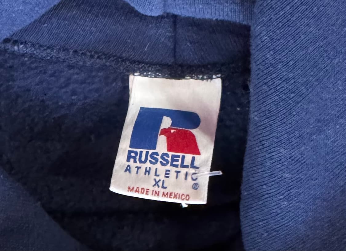 90s 빈티지 러셀 후드 후디 티 XL (547) 상품이미지3