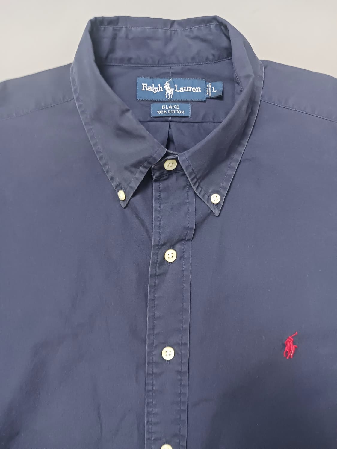 [L] 폴로 랄프로렌 블레이크 오버핏 버튼다운 반팔 셔츠 남방 상품이미지2