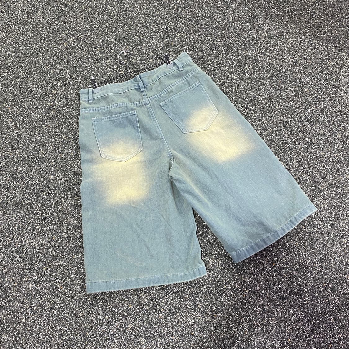 빈티지 워싱 데님 버뮤다 팬츠 B2302 상품이미지2