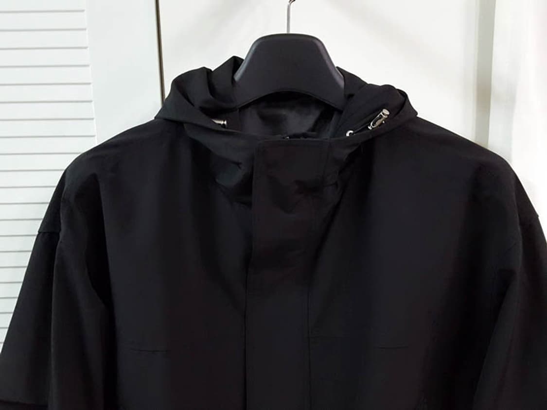 티엔지티 남성 후드 쉘파카 블랙 상품이미지2