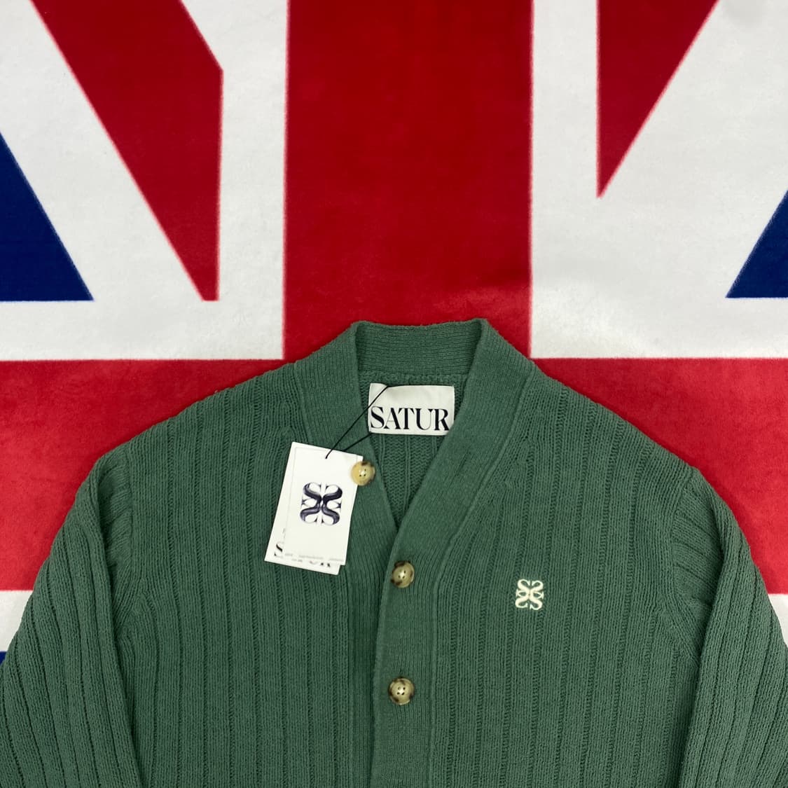 세터 파로 오버사이즈 부클 가디건 M  상품이미지3