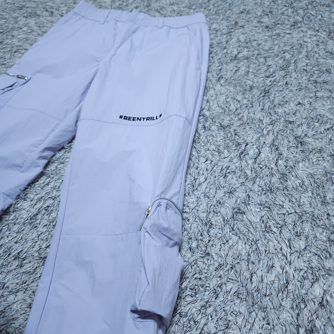 빈트릴) M 남자 윈드실드 유틸리티팬츠 카고팬츠 라벤더 / 왕눈이샵 상품이미지4