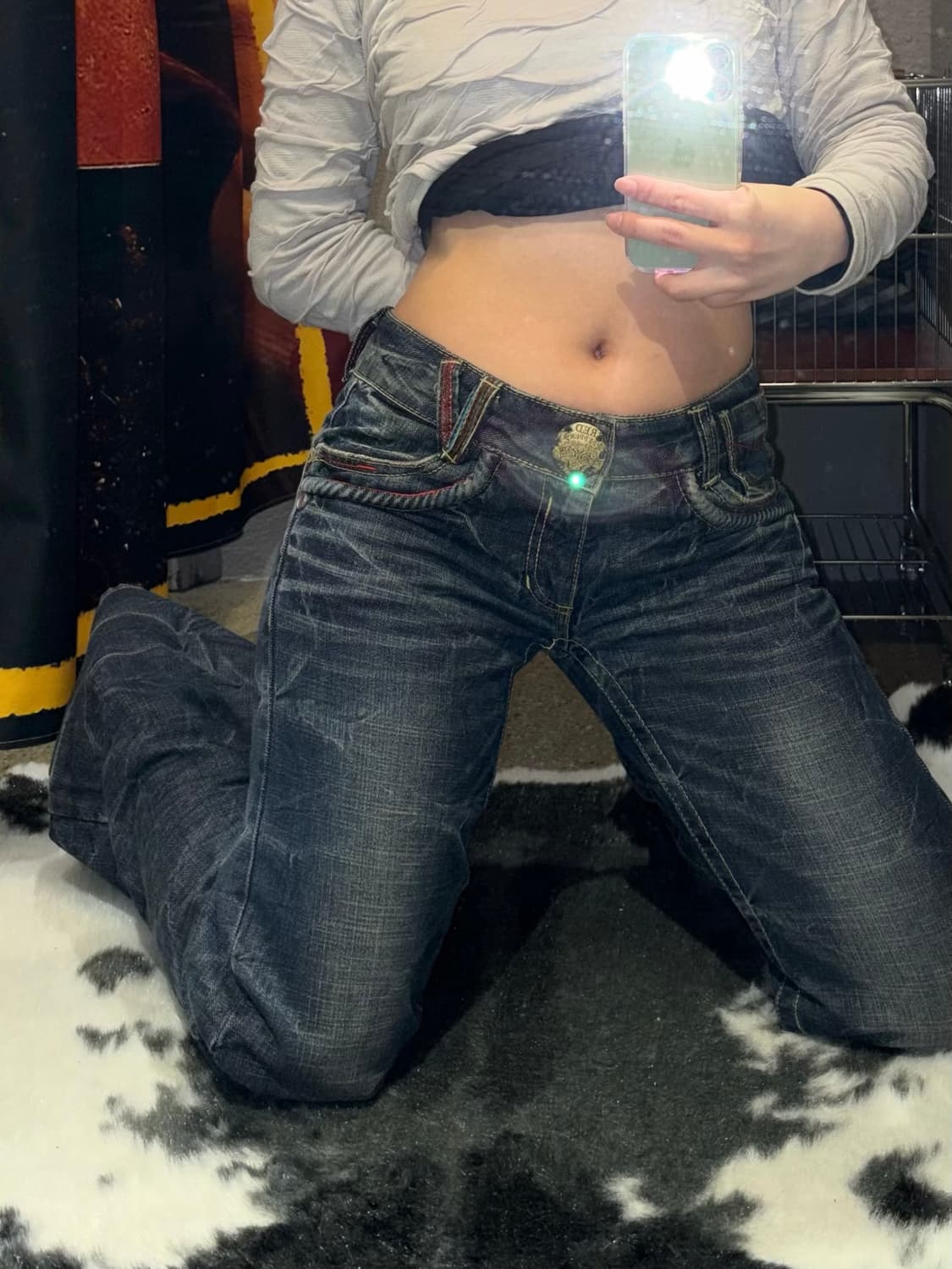 레드페퍼 부츠컷 데님팬츠 상품이미지4