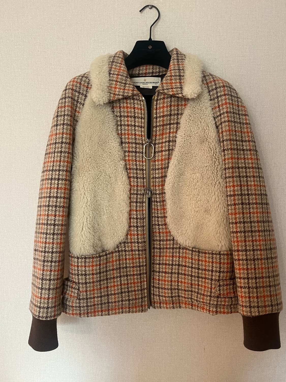 골든구스 해리스 트위드 패딩 자켓 상품이미지1