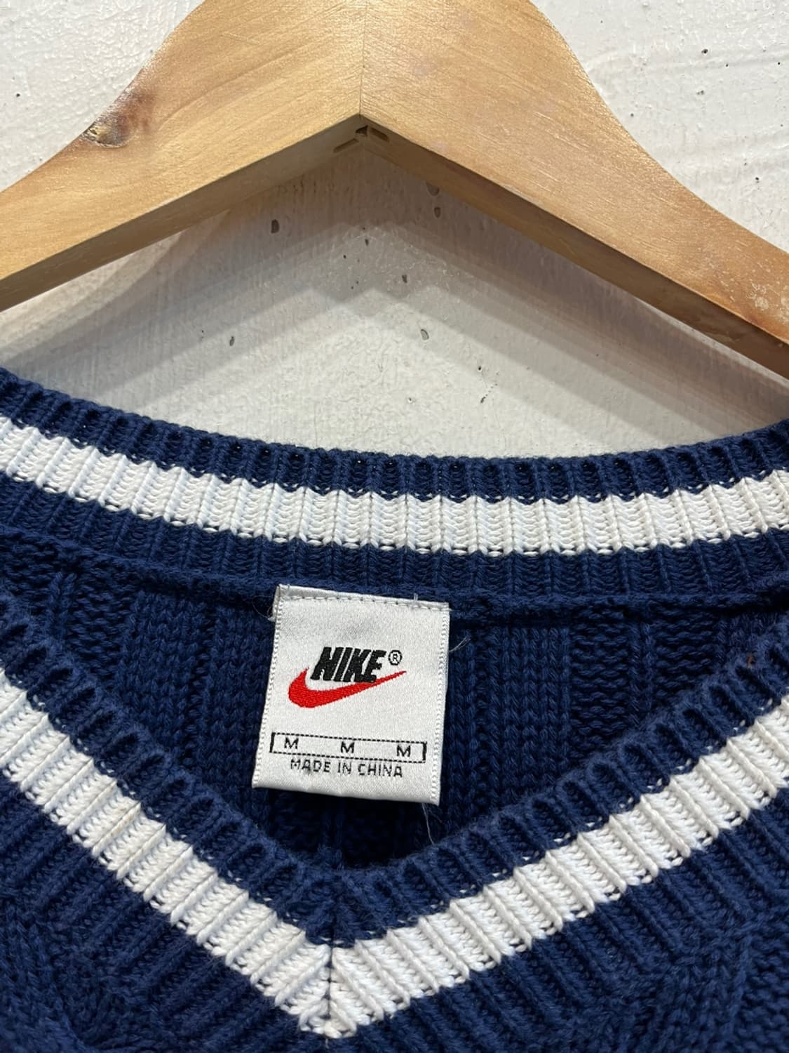 90s 나이키 케이블 니트 웜업  상품이미지2