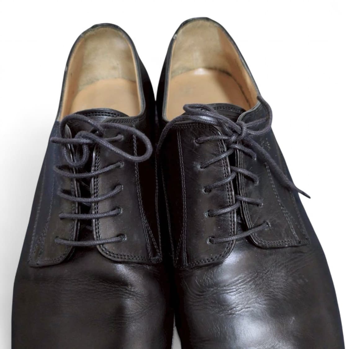 돌체앤가바나 레더 플레인토 더비슈즈 상품이미지5