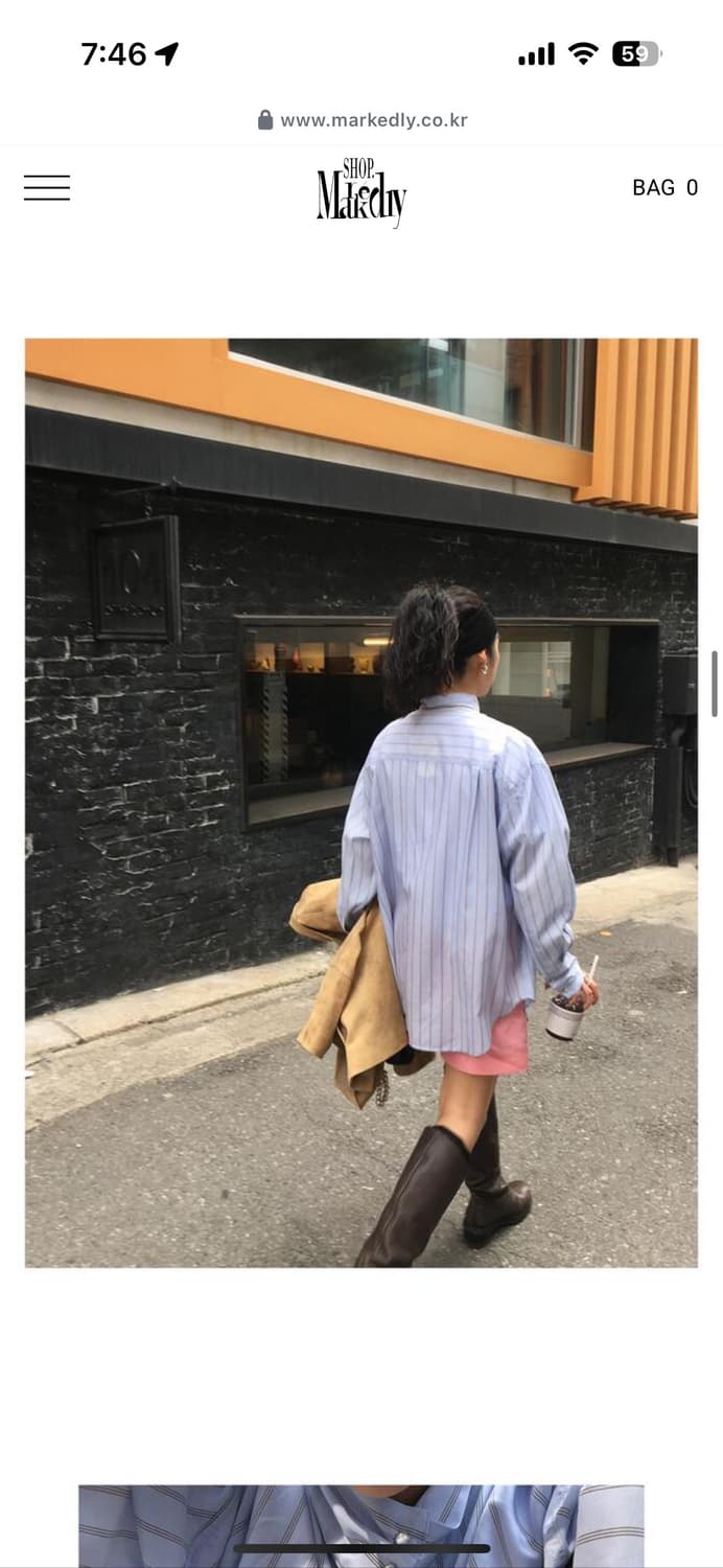 마크들리 제작 made 셔츠 상품이미지3