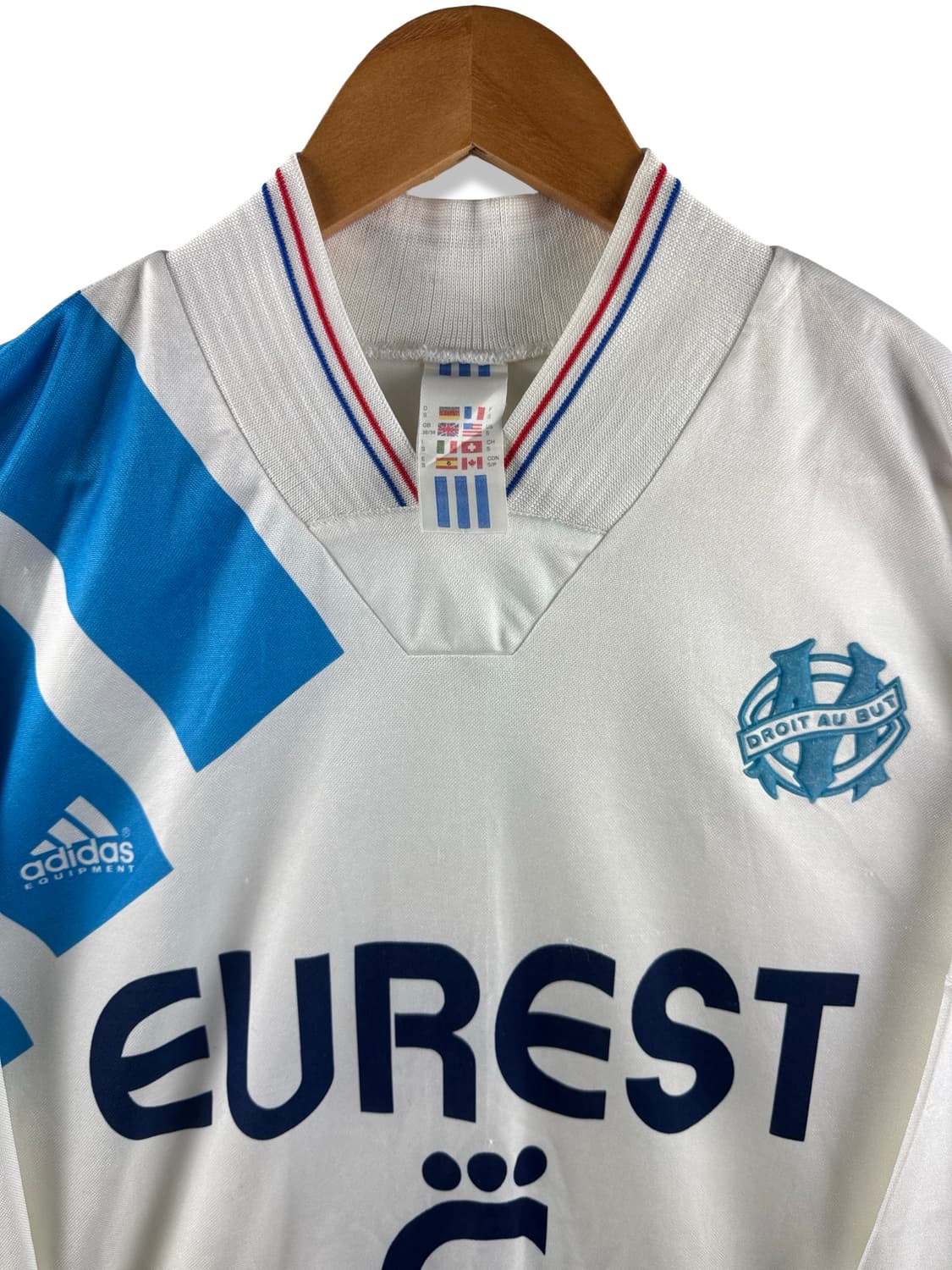 90s 아디다스 93-94 올랭피크 드 마르세유 올드 유니폼2809 상품이미지3