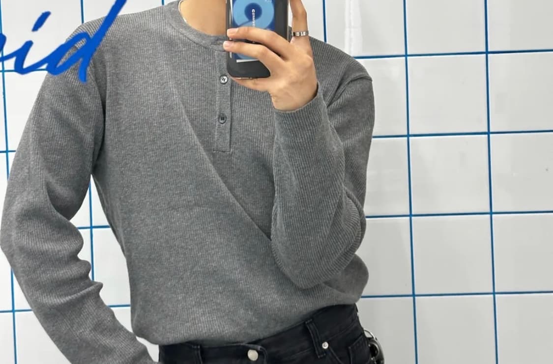 베일 헨리넥 니트 상품이미지2