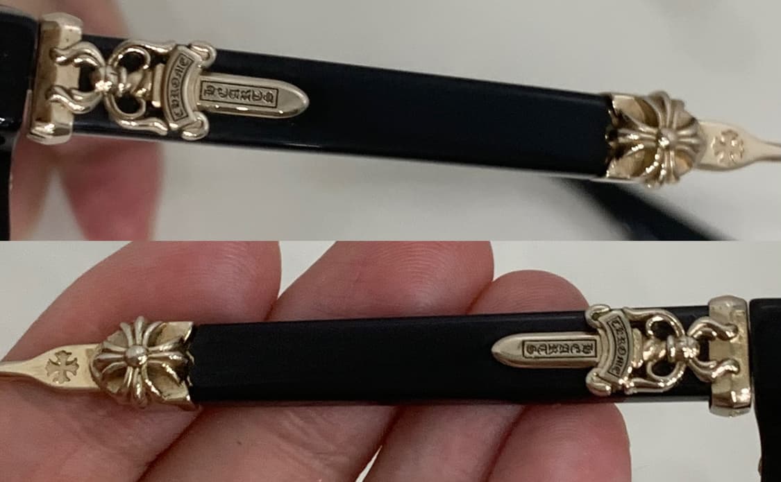 크롬하츠 에바질리스트 블랙&골드 [BK/GP] 안경  상품이미지5