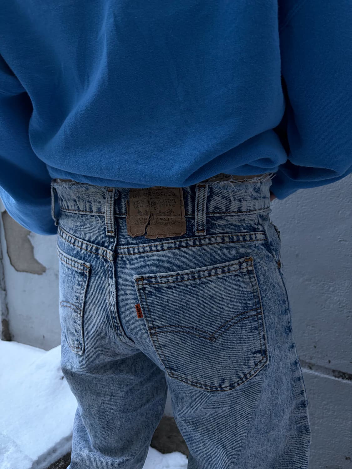 80s 🇺🇸 LEVIS usa orange tab jeans 상품이미지3