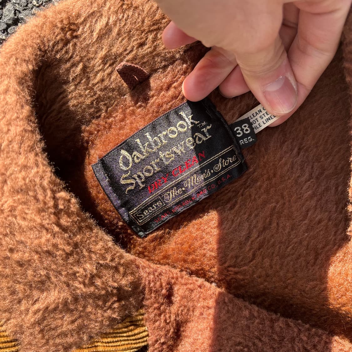70년대 미국 시어스 오크브록 코듀로이 자켓 상품이미지3