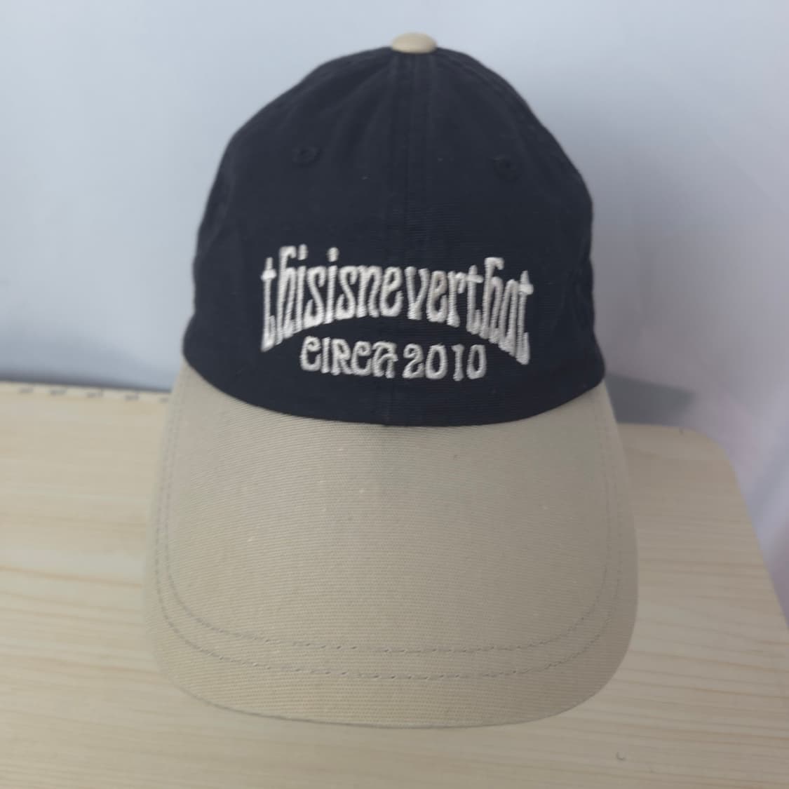 디네댓/ 볼캡 블랙 베이지 상품이미지5