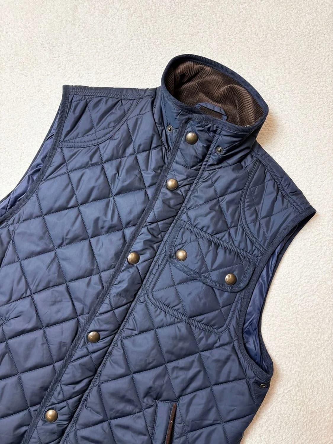 폴로 랄프로렌 00's 클래식 카라 골덴 퀼팅 베스트 PN6597 상품이미지3