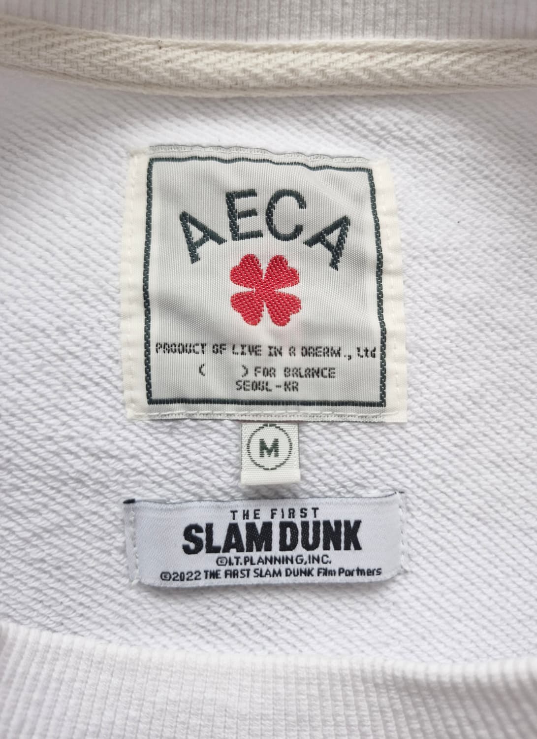 에이카 X 더 퍼스트 슬램덩크 한정판 스웻셔츠 M 상품이미지5