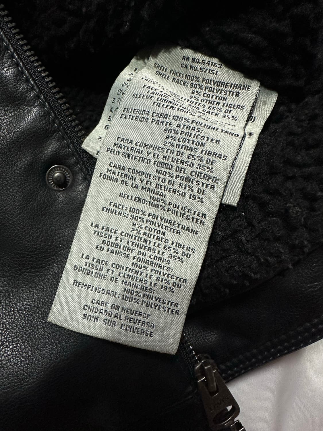 리바이스 쉐르파 블랙 자켓 상품이미지5