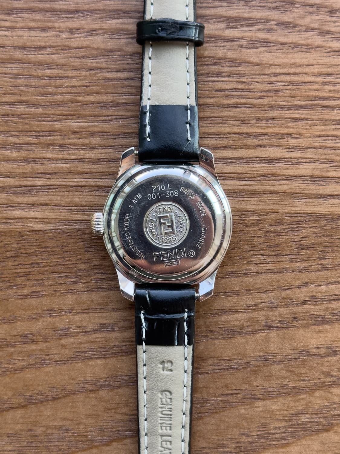 [중고] 펜디 FENDI 210 L 실버 로만 - 90s 빈티지 명품 쿼 상품이미지5
