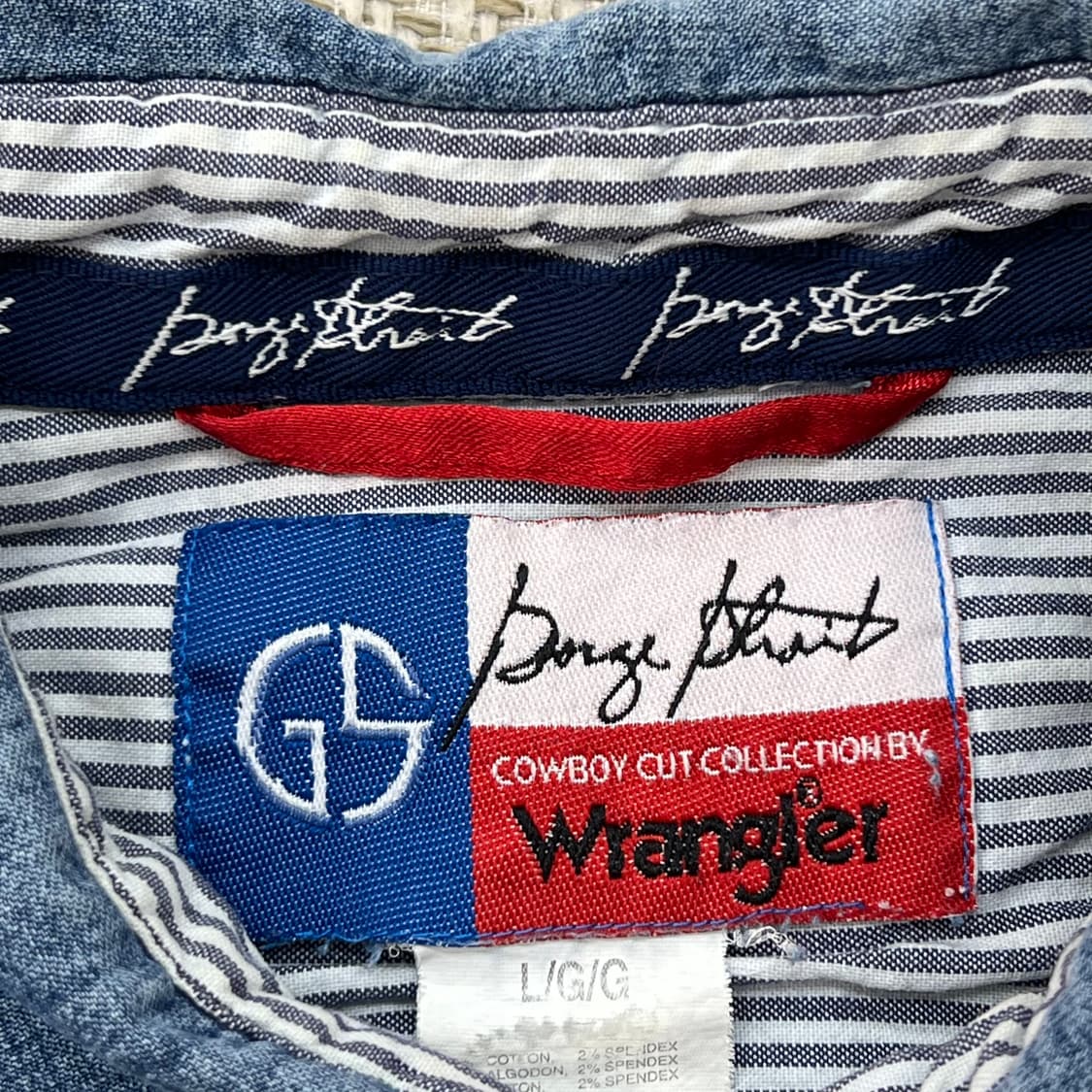 랭글러 워크 데님셔츠 r3421 상품이미지7