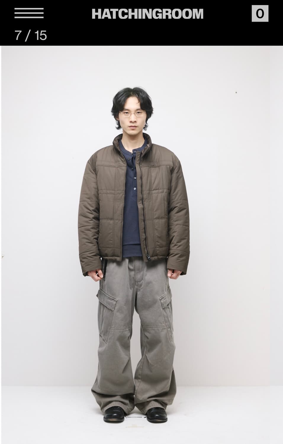 해칭룸 밀팬츠 워시드 세이지 그린 상품이미지1