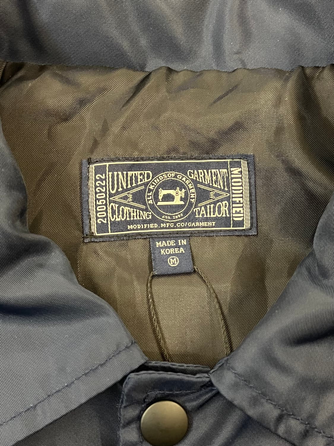 모디파이드 코치 자켓 네이비 M #csz1841 상품이미지5