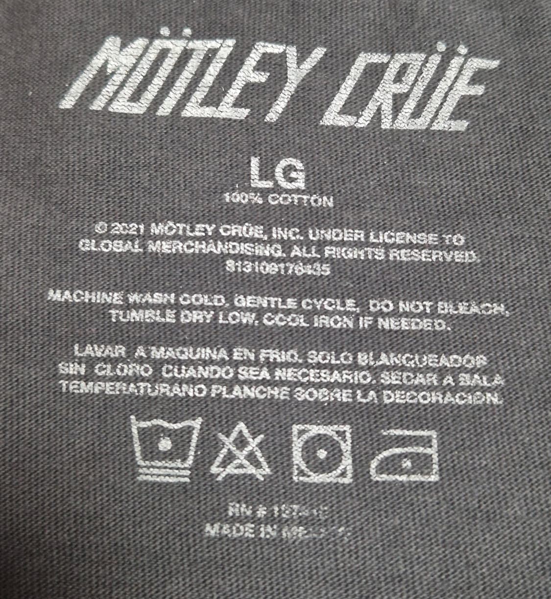 [L]머틀리 크루 오피셜 티셔츠 -551 상품이미지3