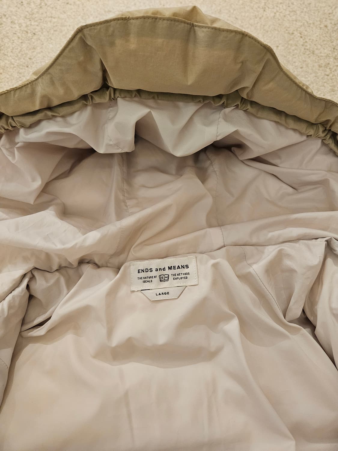 앤즈앤드민즈 ENDS and MEANS 다운자켓 L사이즈 상품이미지3