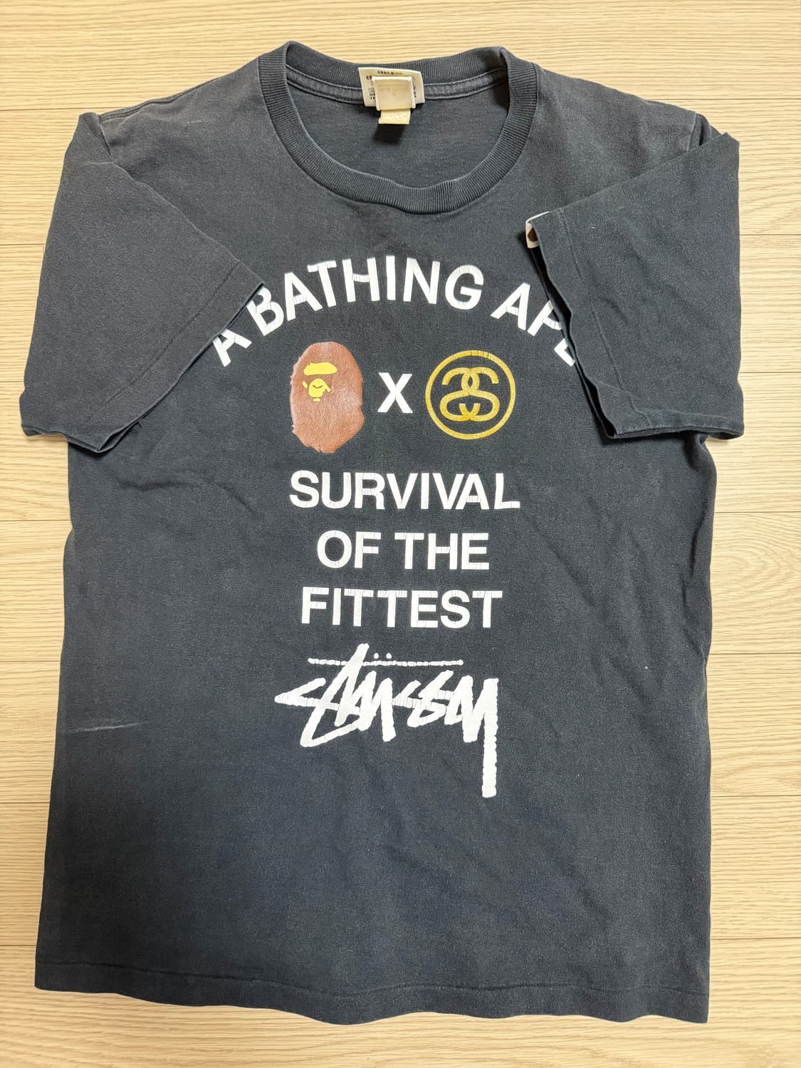 베이프 스투시 빈티지 반팔 상품이미지1