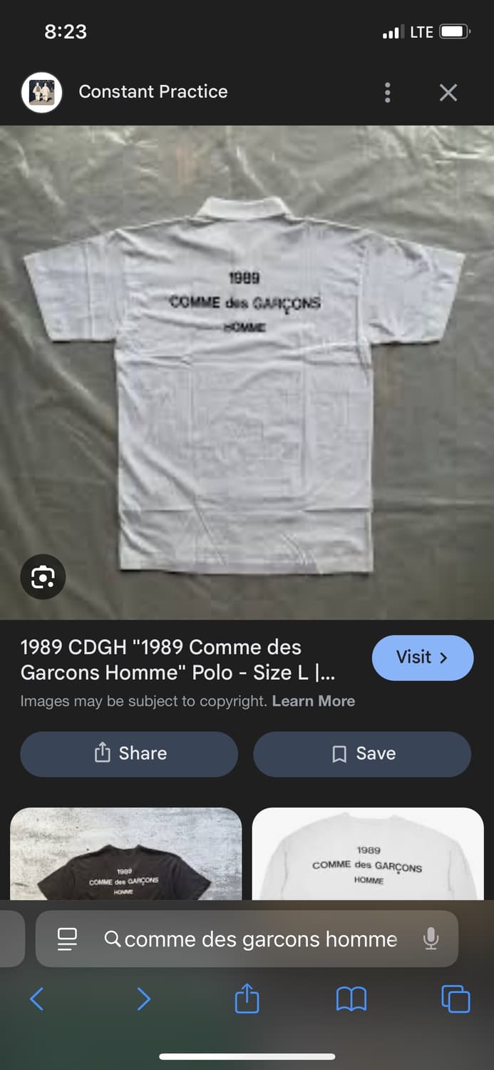 [OS] 1989 꼼데가르송 옴므 아카이브 Polo 상품이미지9