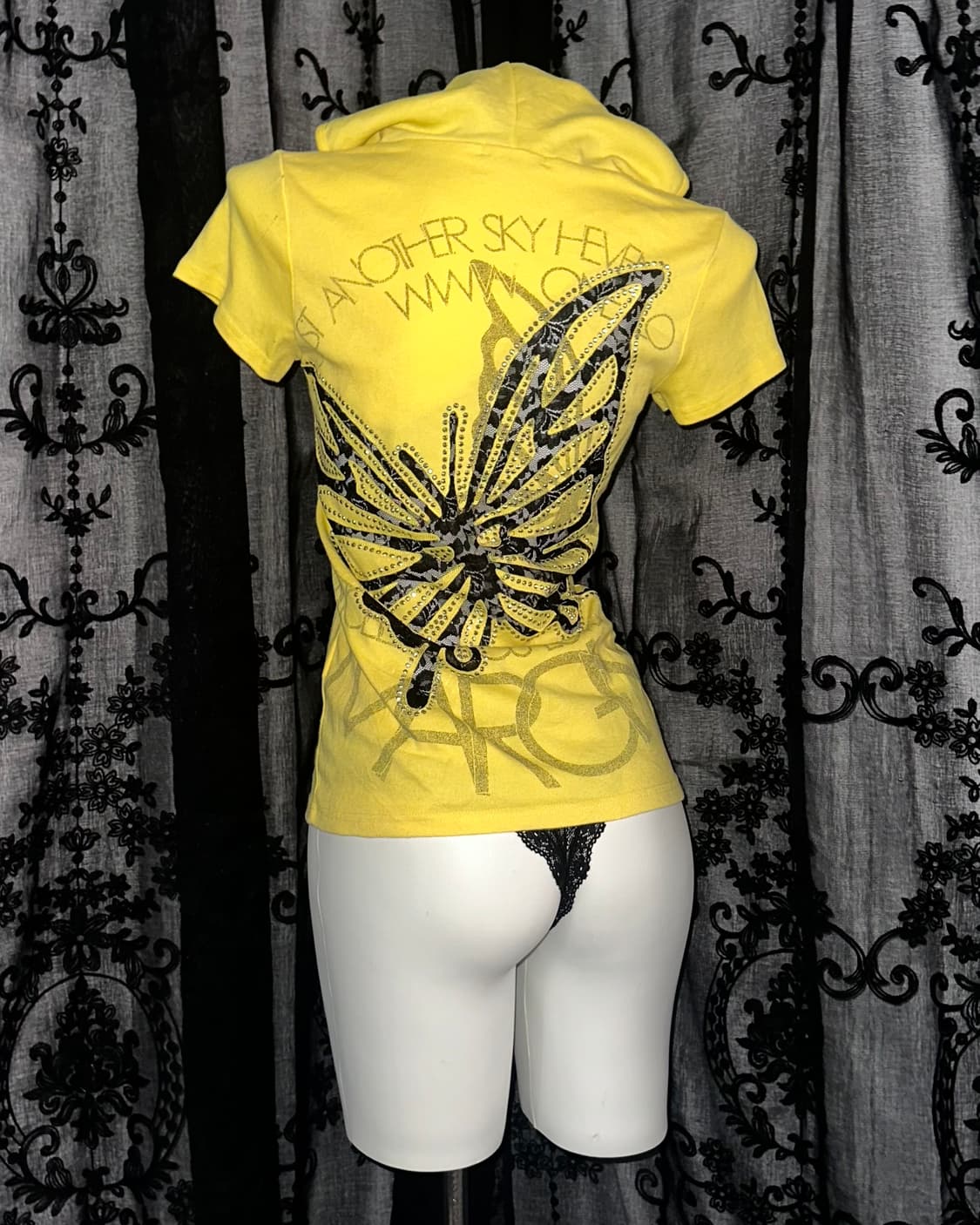 Yellow Kitch Hooded Short Sleeve 상품이미지1