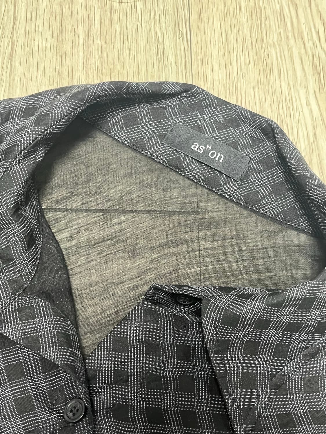 애즈온 MARTINI SEE-THROUGH SHIRT 상품이미지5