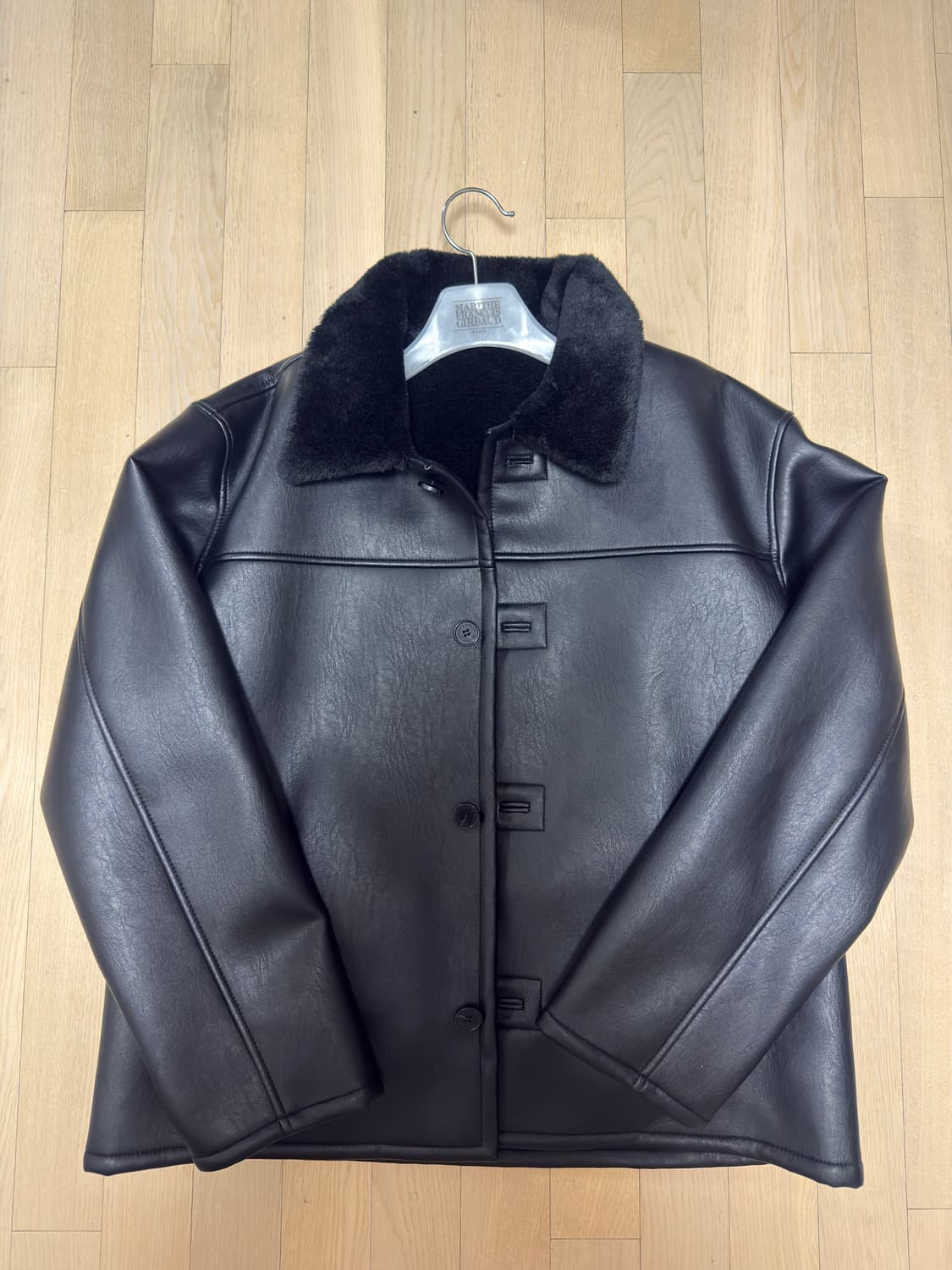 MARITHE / 차은우 픽오버사이즈 무스탕 재킷 / L 상품이미지3