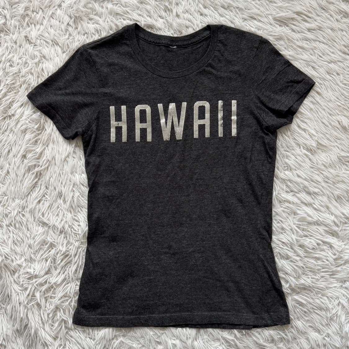HAWAII 일본빈티지 크롭티 반팔 빈티지크롭티 하와이 반팔 하와이크롭티 상품이미지2