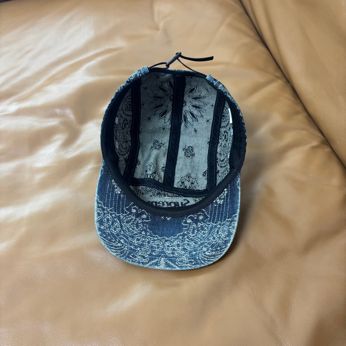 Supreme 슈프림 반다나 데님 캠프캡 모자 Bandana Denim 상품이미지6