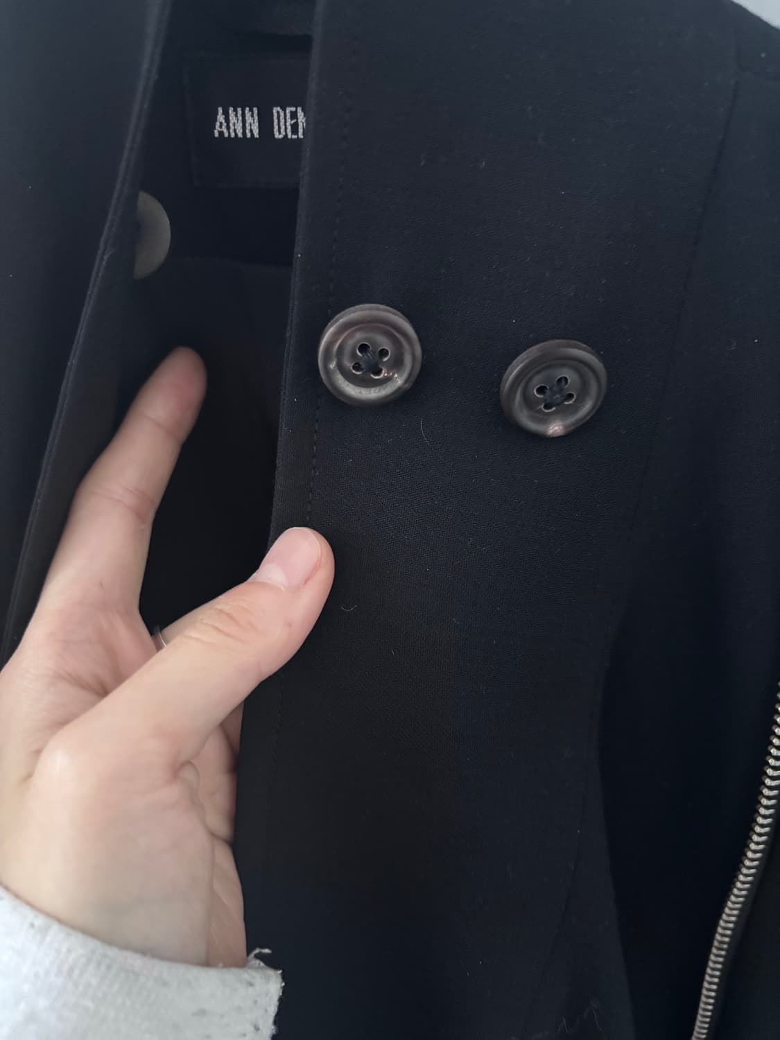 앤드뮐미스터 Ann Demeulemeester 롱 블레이저 상품이미지3