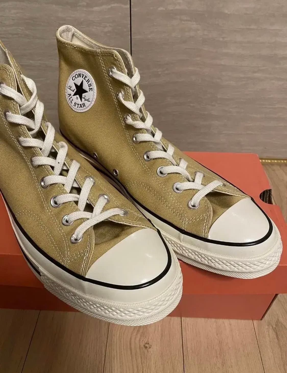 [300] 컨버스 척테일러 70s 하이 클럽 골드 컬러 상품이미지1