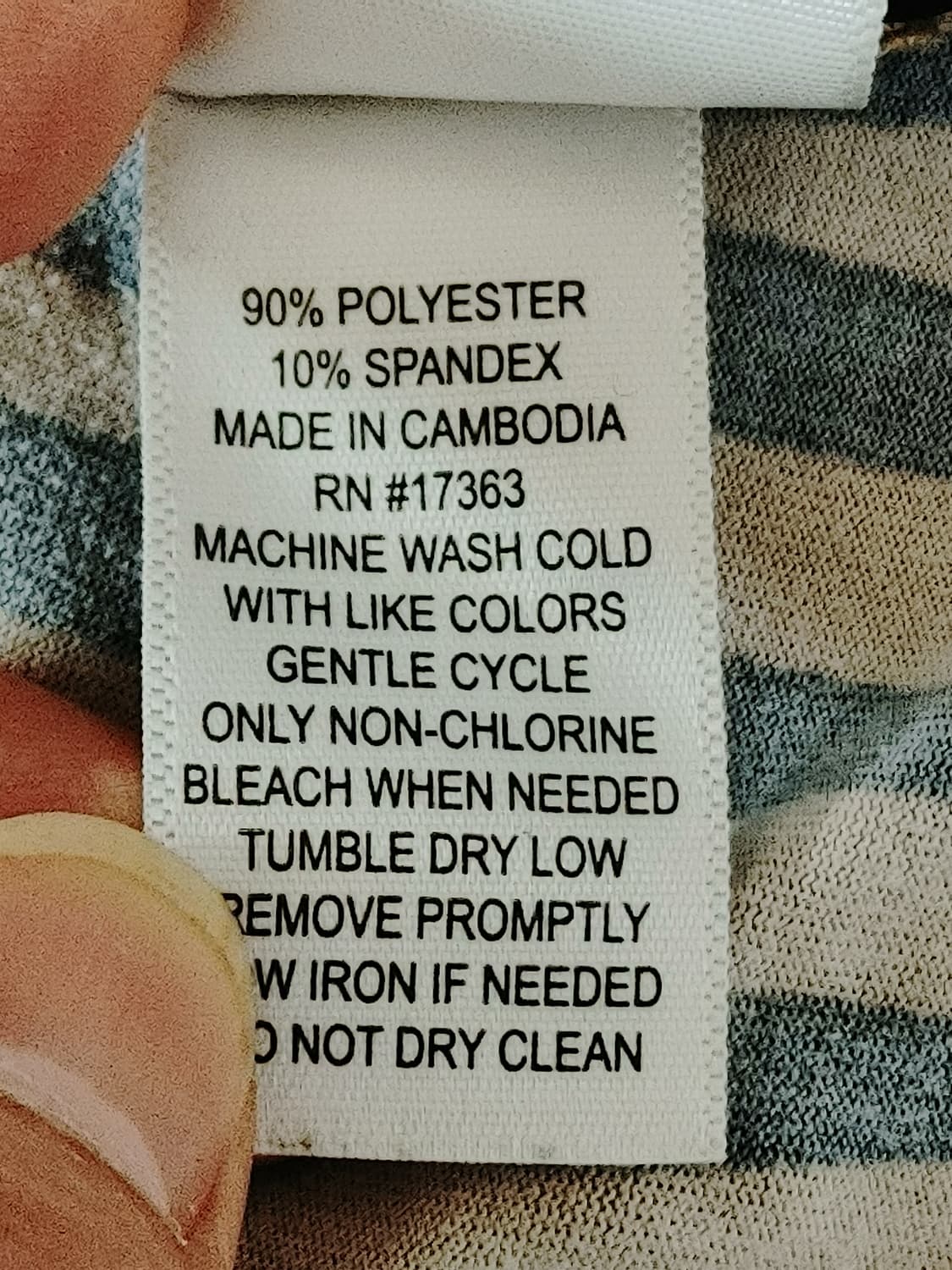 DKNY 디케이엔와이 여성 지브라무늬 파자마룩 홈웨어상의 상품이미지9