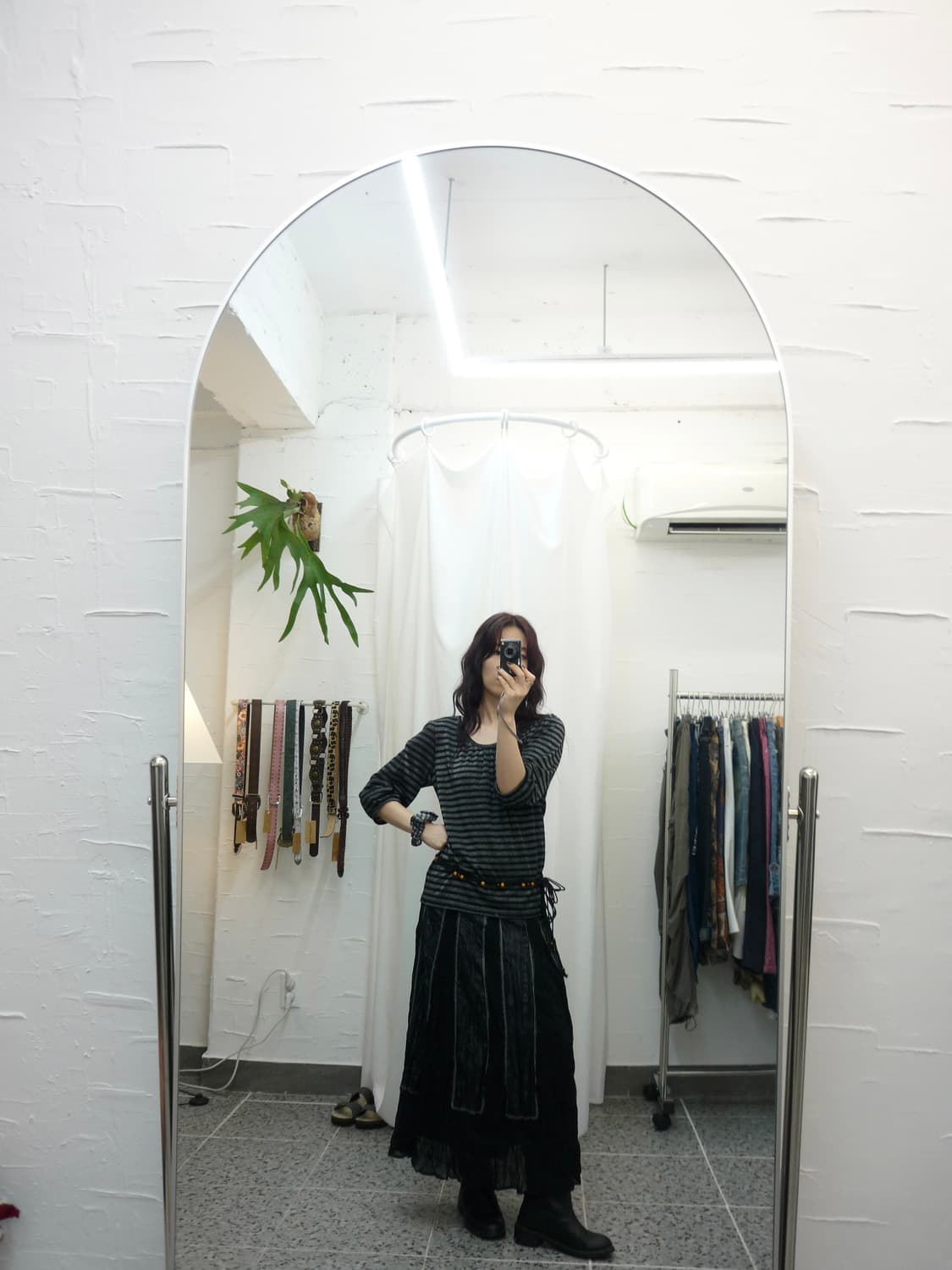 black perl stripe t-shirt 상품이미지3