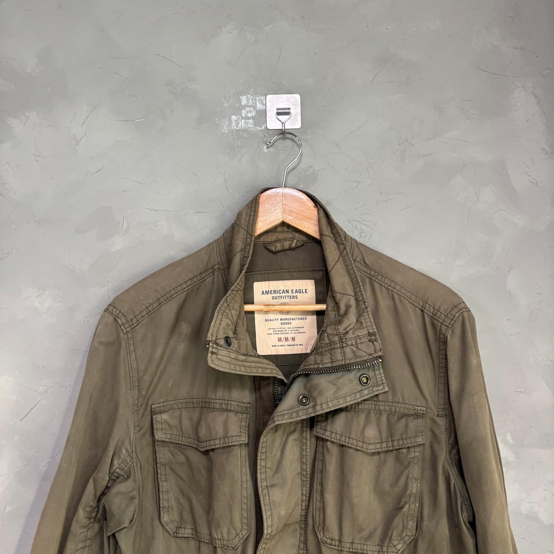 아메리칸 이글 빈티지 M-65 필드자켓 올리브 카키 상품이미지2