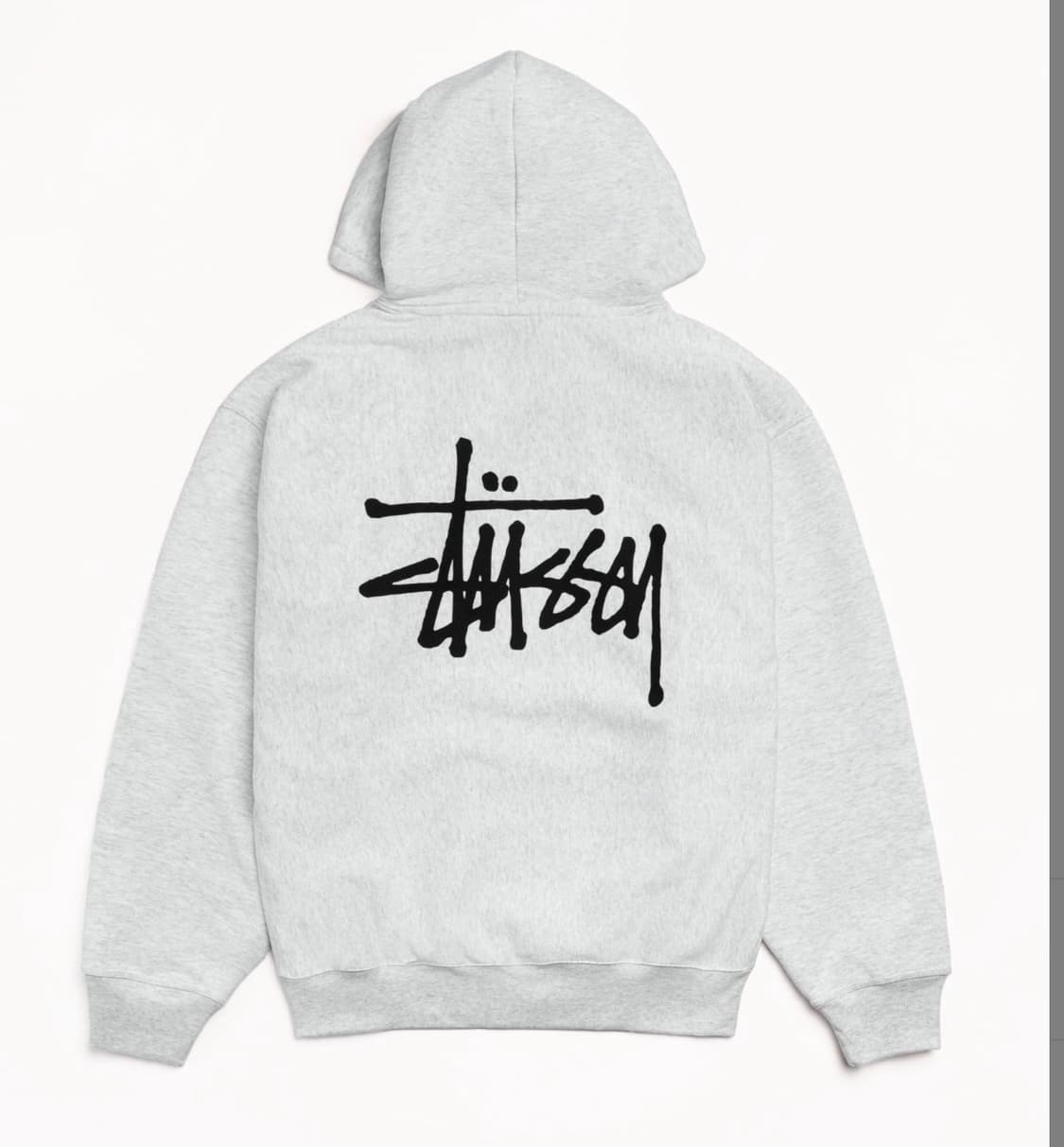 (정품/새상품) 스투시 후드집업 블랙/애쉬그레이 상품이미지5