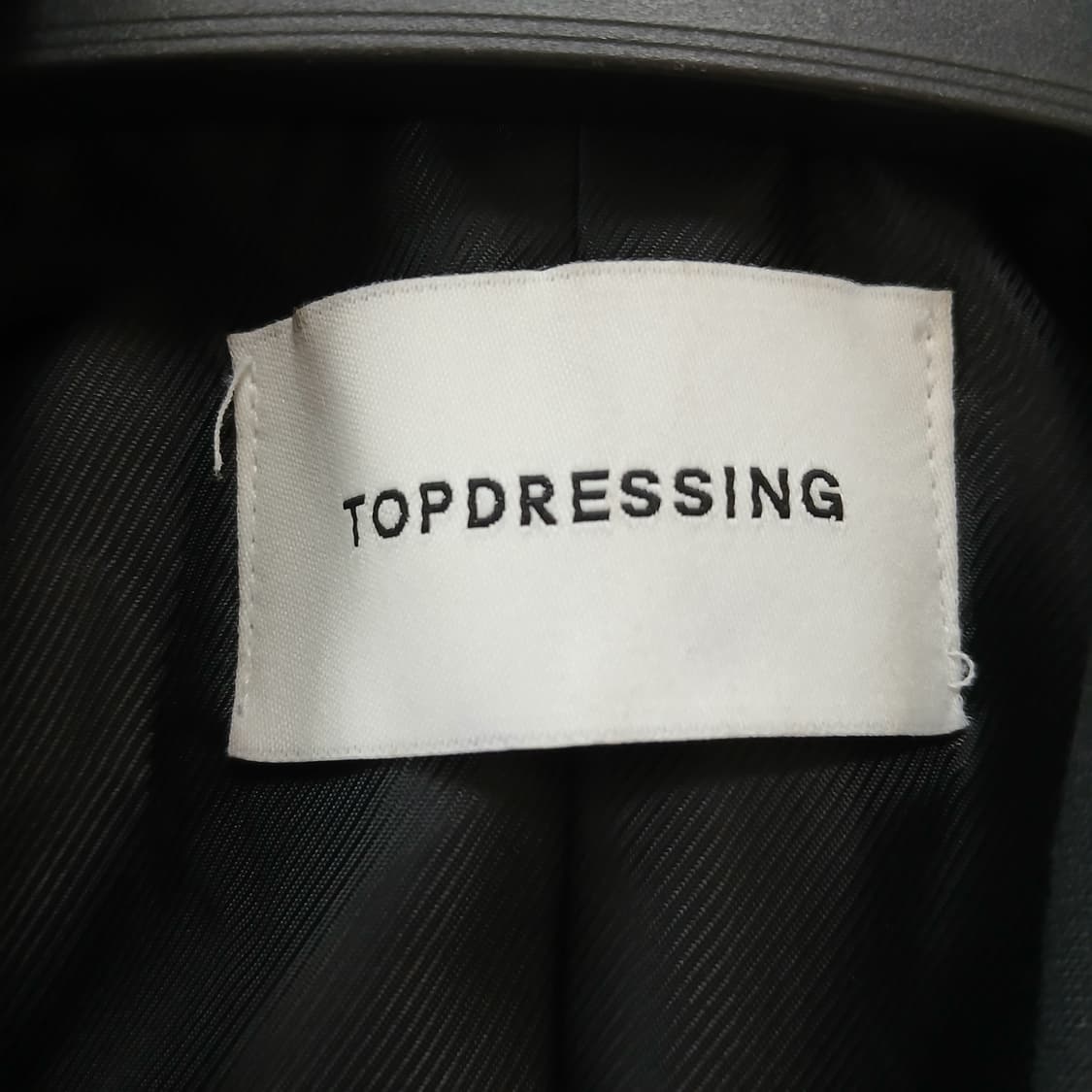 TOPDRESSING 크롭 반팔 자켓 블랙 상품이미지5