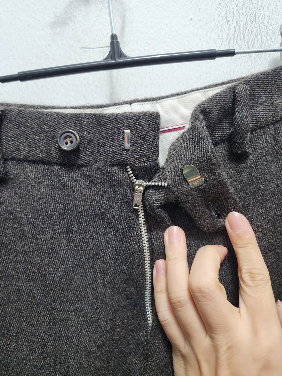 90s 일본판 빈티지 울 슬랙스 상품이미지4