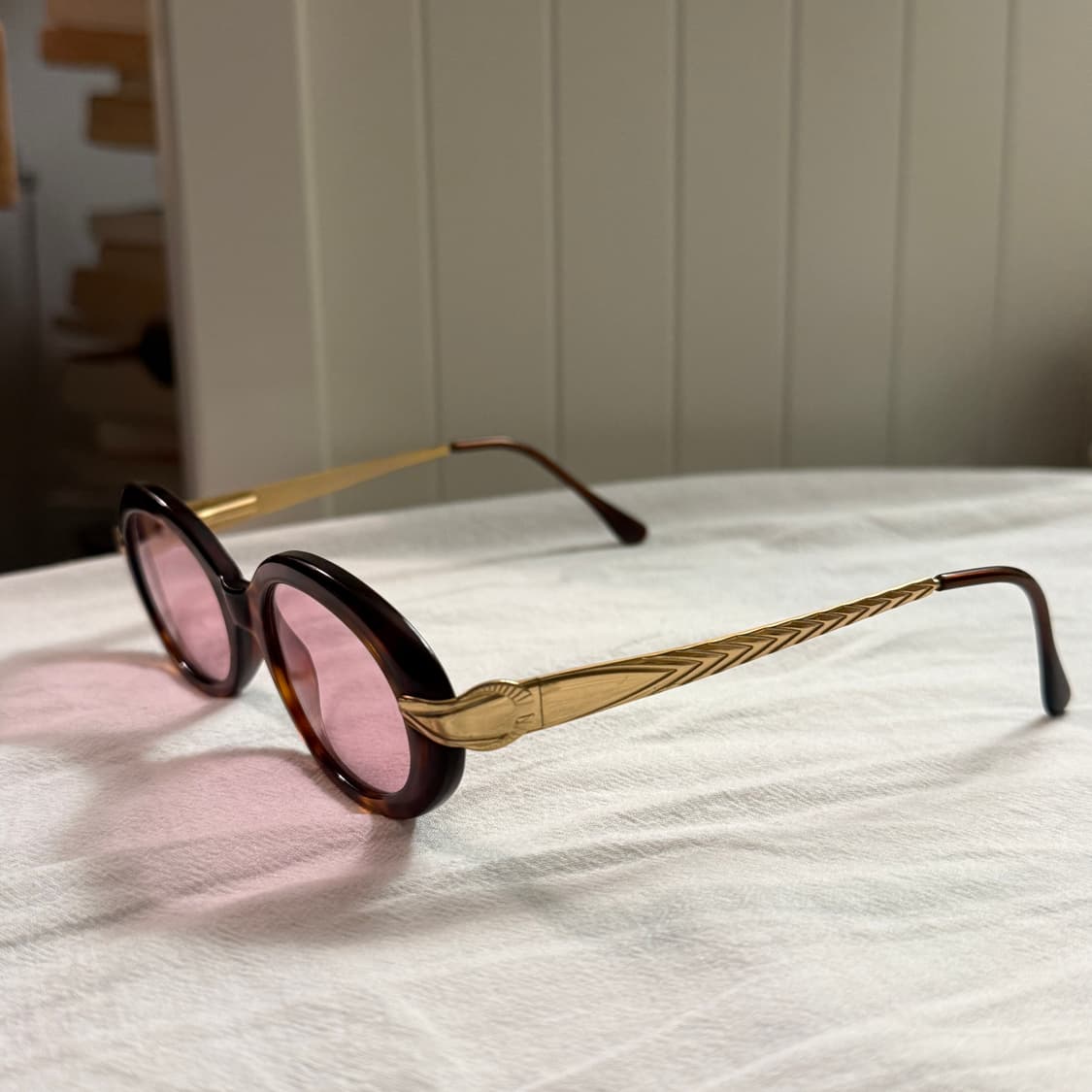 빈티지 오벌 프레임 선글라스 상품이미지3