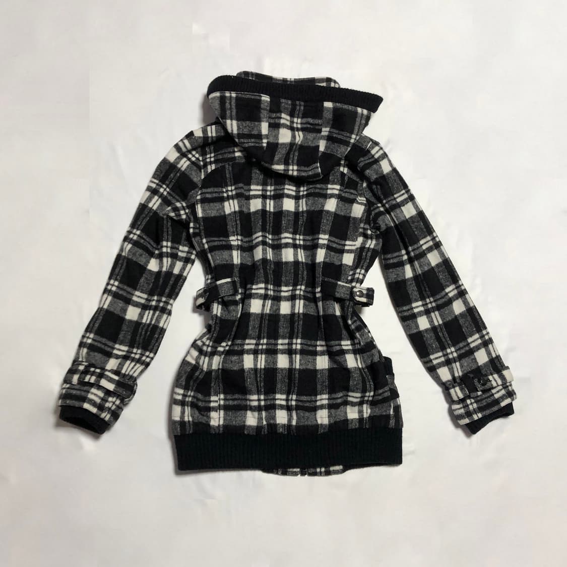 체크 후드 점퍼 상품이미지3